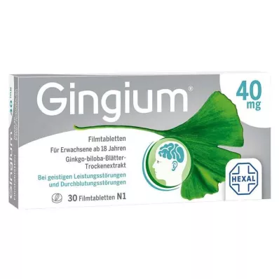 GINGIUM Filmsko obložene tablete, 30 kosov