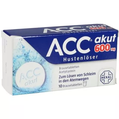 ACC Acute 600 šumeče tablete, 10 kosov