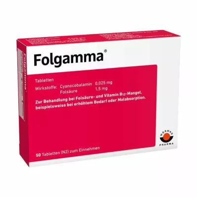 FOLGAMMA Tablete, 50 kosov FOLGAMMA Tablete, 50 kosov