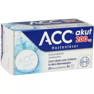 ACC akutno 200 šumečih tablet, 20 kosov