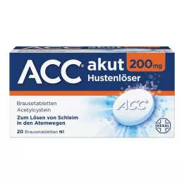 ACC akutno 200 šumečih tablet, 20 kosov