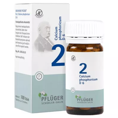 Biokemija Pflueger 2 Calcium phosphoricum D 6 tablet, 100 kos Biokemija Pflueger 2 Calcium phosphoricum D 6 tablet, 100 kos