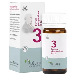 BIOCHEMIE Pflüger 3 Ferrum phosphoricum D 12 tablet, 100 kosov
