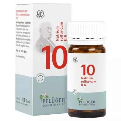 Biokemija Pflueger 10 Natrum sulfuricum D 6 tablet, 100 kos