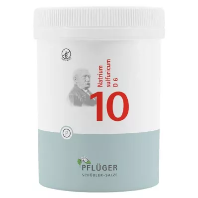 Biokemija Pflueger 10 Natrum sulfuricum D 6 tablet, 1000 kos Biokemija Pflueger 10 Natrum sulfuricum D 6 tablet, 1000 kos