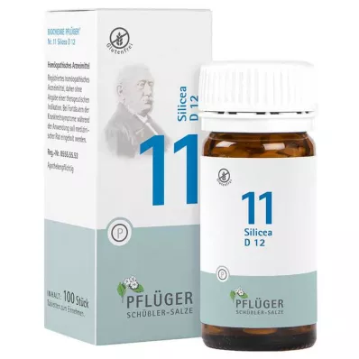 BIOCHEMIE Pflüger 11 Silicea D 12 tablet, 100 kapsul