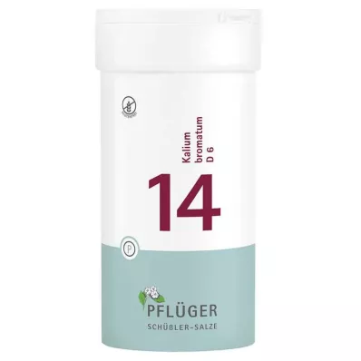 Biokemija Pflueger 14 kalijev bromat.D 6 tablet, 400 kos