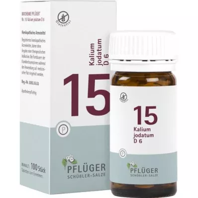 BIOCHEMIE Pflüger 15 Potassium iodatum D 6 tablet, 100 kapsul