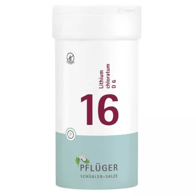 Biochemistry Pflueger 16 Lithium chloratum D 6 tablet, 400 kos Biochemistry Pflueger 16 Lithium chloratum D 6 tablet, 400 kos