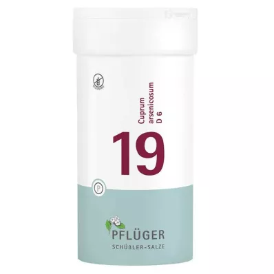Biokemija Pflueger 19 Cuprum arsenicosum D 6 tablet, 400 kos Biokemija Pflueger 19 Cuprum arsenicosum D 6 tablet, 400 kos