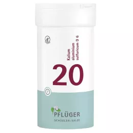 BIOCHEMIE Pflüger 20 Kalijev alumin.sulphur.D 6 Tablete, 400 kosov