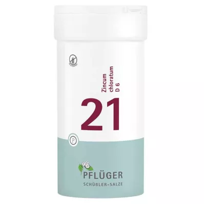 BIOCHEMIE Pflüger 21 Zincum chloratum D 6 tablet, 400 kosov BIOCHEMIE Pflüger 21 Zincum chloratum D 6 tablet, 400 kosov