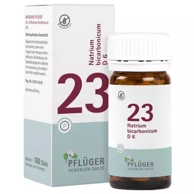 Biokemija Pflueger 23 sodium bicarbon.D 6 tablet, 100 kom Biokemija Pflueger 23 sodium bicarbon.D 6 tablet, 100 kom