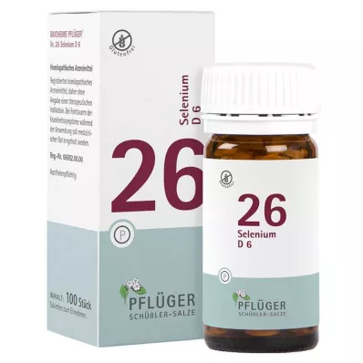 Biokemija Pflueger 26 Selen D 6 tablet, 100 kos