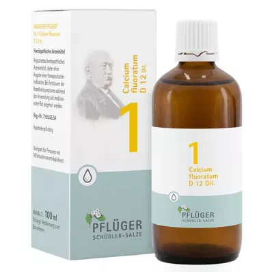 BIOCHEMIE Pflüger 1 Calcium fluoratum D 12 kapljic, 100 ml BIOCHEMIE Pflüger 1 Calcium fluoratum D 12 kapljic, 100 ml