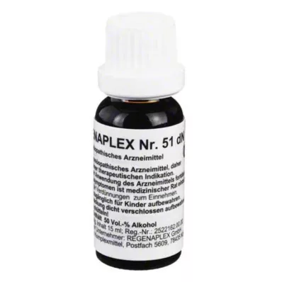 REGENAPLEX Kapljice št. 51 dN, 15 ml REGENAPLEX Kapljice št. 51 dN, 15 ml