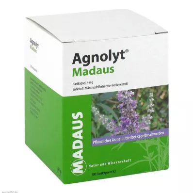 AGNOLYT MADAUS Trde kapsule, 100 kosov