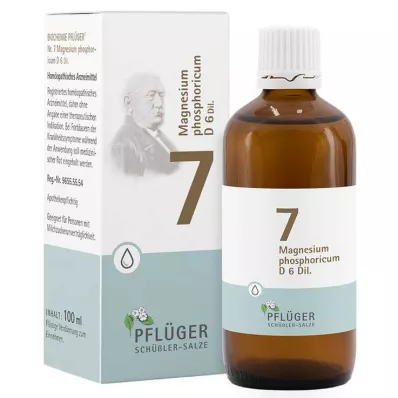 BIOCHEMIE Pflüger 7 Magnesium phosphoricum D 6 Tro, 100 ml BIOCHEMIE Pflüger 7 Magnesium phosphoricum D 6 Tro, 100 ml
