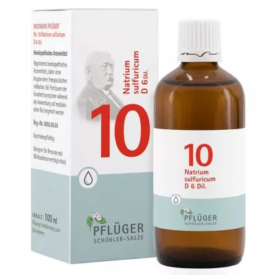 Biokemija Pflueger 10 Natrum sulfuricum D 6 kapljic, 100 ml Biokemija Pflueger 10 Natrum sulfuricum D 6 kapljic, 100 ml