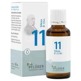 BIOCHEMIE Pflüger 11 Silicea D 12 kapljic, 30 ml