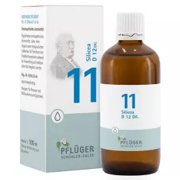 BIOCHEMIE Pflüger 11 Silicea D 12 kapljic, 100 ml