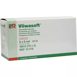 VLIWASOFT Netkani obkladki 5x5 cm sterilni 4l, 150 kosov
