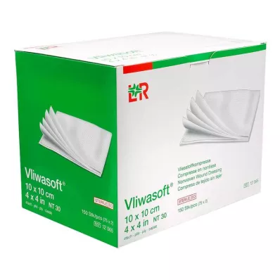 VLIWASOFT Kompresi iz netkanega materiala 10x10 cm, sterilni, 4l, 150 kosov VLIWASOFT Kompresi iz netkanega materiala 10x10 cm, sterilni, 4l, 150 kosov