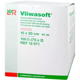 VLIWASOFT Kompresi iz netkanega materiala 10x20 cm, sterilni, 4l, 150 kosov