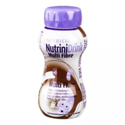 NUTRINIDRINK MultiFibre z okusom čokolade, 200 ml NUTRINIDRINK MultiFibre z okusom čokolade, 200 ml