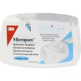 MICROPORE Netkani obliž 2,5 cmx5 w.Abr.1530NP-1SD, 1 kos