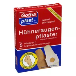 GOTHAPLAST Koruzni obliži Cornmed 2x6 cm, 5 kosov