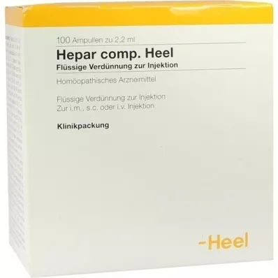 HEPAR COMP.Ampule za pete, 100 kosov