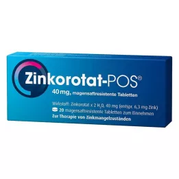 ZINKOROTAT POS enterične obložene tablete, 20 kosov