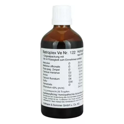 RETROPLEX VE Kapljice št. 122, 100 ml RETROPLEX VE Kapljice št. 122, 100 ml