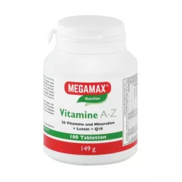 MEGAMAX Vitamini A-Z+Q10+Lutein Tablete, 100 kapsul