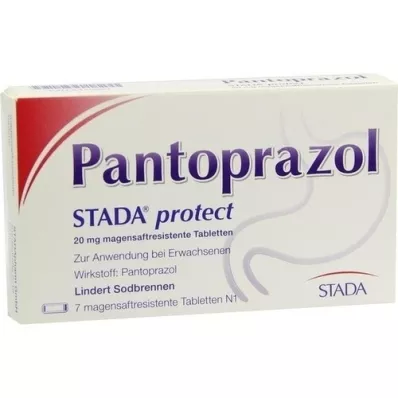 PANTOPRAZOL STADA zaščitite 20 mg enterično obložene tablete, 7 kosov