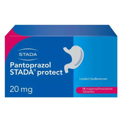 PANTOPRAZOL STADA zaščitite 20 mg enterično obložene tablete, 14 kosov