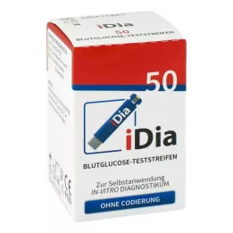 IDIA IME-DC Testni trakovi za merjenje glukoze v krvi, 50 kosov