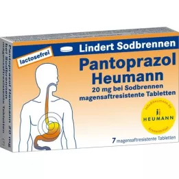PANTOPRAZOL Heumann 20 mg za zgago msr. tablete, 7 kosov