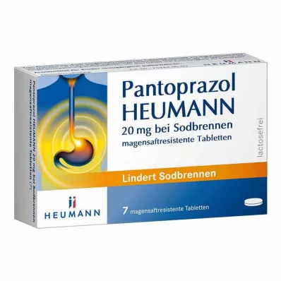 Pantoprazol HEUMANN 20 mg za zgago, 7 kom