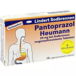 PANTOPRAZOL Heumann 20 mg za zgago msr. tablete, 14 kosov