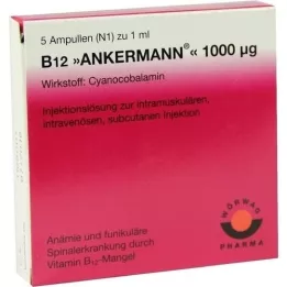 B12 ANKERMANN 1.000 μg ampule, 5X1 ml