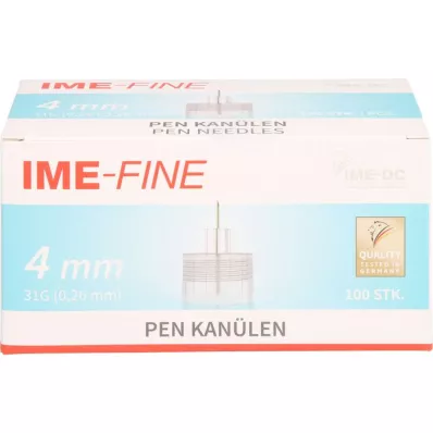 IME-fina univerzalna peresna kanila 31 G 4 mm, 100 kosov