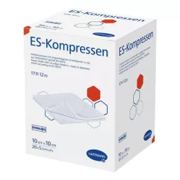 ES-KOMPRESSEN sterilni 10x10 cm 12x pakiranje v razsutem stanju, 20X5 kosov