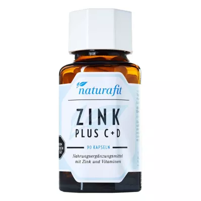Naturafit Cink Plus C + D kapsule, 90 kos