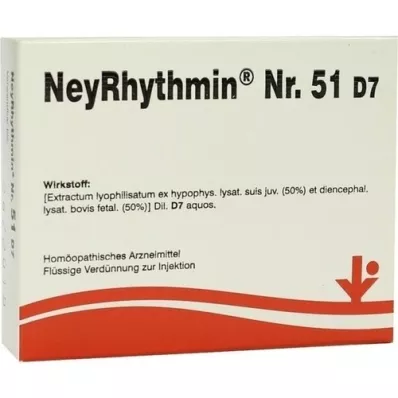 NEYRHYTHMIN št. 51 D 7 ampul, 5X2 ml