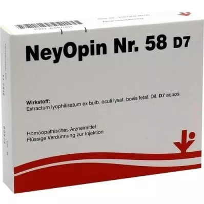 NEYOPIN št. 58 D 7 ampul, 5X2 ml