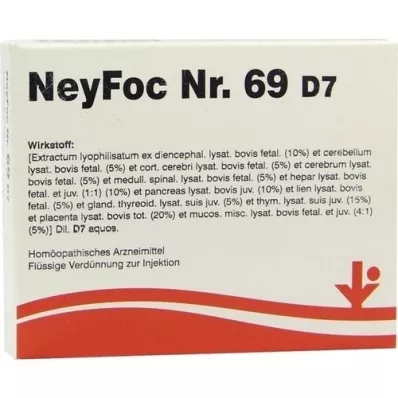NEYFOC št. 69 D 7 ampul, 5X2 ml