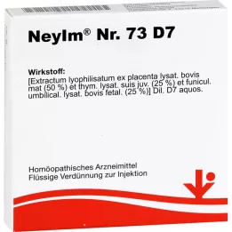 NEYIM Št. 73 D 7 ampul, 5X2 ml