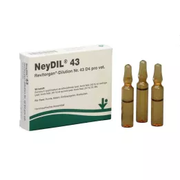 NEYDIL št. 43 Revitorgan Dil.D 4 na ampulo vet., 5X2 ml